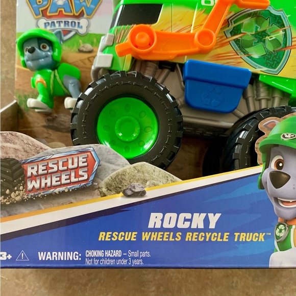 Paw Patrol - Rocky - Rescue Wheels Recycle Truck NEW - Picture 3 of 7